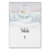 Our Little Snowbaby is on the way Seating Guide テーブルナンバー (正面)