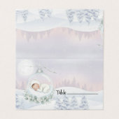 Our Little Snowbaby is on the way Seating Name (外部フラット)