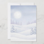 Our Little Snowbaby is on the way Winter Baby Show 招待状 (裏面)