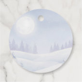 Our Little Snowbaby is on the way Winter Favor フェイバータグ (裏面)