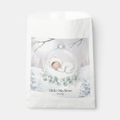 Our Little Snowbaby is on the way Winter Keepsake フェイバーバッグ (正面)