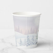 Our Little Snowbaby is on the way Winter snow 紙コップ (右)
