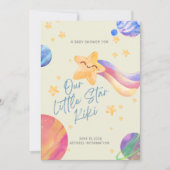 “Our Little Star” Baby Shower Invitation 招待状 (正面)