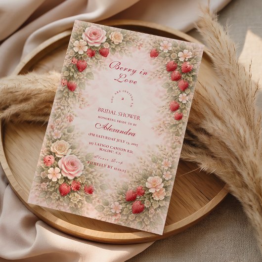 Our Little Strawberry Love 招待状