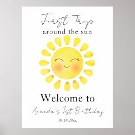 Our Little Sun 1st 誕生日パーティー ポスター
