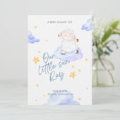 “Our Little Sun” Baby Shower Invitation 招待状 (スタンド正面)