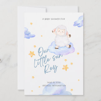“Our Little Sun” Baby Shower Invitation 招待状