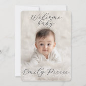 Our Little Sunshine’s Birthday Bash 招待状 (裏面)