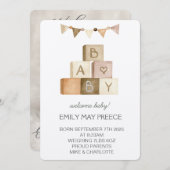 Our Little Sunshine’s Birthday Bash 招待状 (正面/裏面)