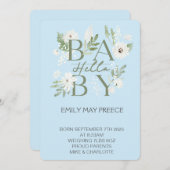 Our Little Sunshine’s Birthday Bash 招待状 (正面/裏面)