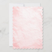 Our Little Sunshine’s Birthday Bash 招待状 (裏面)