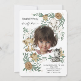 Our Little Sunshine’s Birthday Bash Invitation 招待状