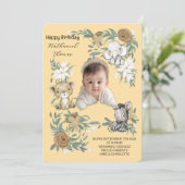 Our Little Sunshine’s Birthday Bash Invitation 招待状 (スタンド正面)