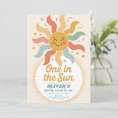 Our Little Sunshine Turns One Birthday 招待状 (スタンド正面)