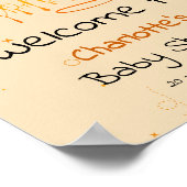 Our Little Sweet Honey Is On The Way Baby Shower ポスター (角)