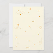 Our Little Sweet Honey Is On The Way Baby Shower 招待状 (裏面)