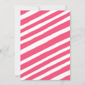 Our Little Sweetheart 1歳の誕生日 招待状 (裏面)