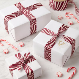 Our Little Sweetheart Baby Shower Candy Cane サテンリボン