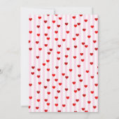 Our little sweetheart Valentine's 1st Birthday  招待状 (裏面)