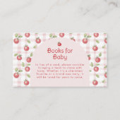 Our Little Tomato Baby Shower Enclosure Card  エンクロージャーカード (正面)