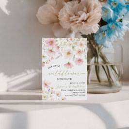 Our Little Wildflower 1st Birthday Invite 招待状