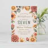 Our Little Wildflower Birthday 招待状 (スタンド正面)