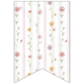 Our Little Wildflower Birthday Banner バンティングフラッグ (第1の旗)