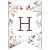 Our Little Wildflower Birthday Banner バンティングフラッグ (第2の旗)