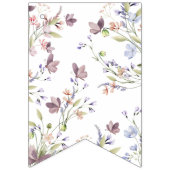 Our Little Wildflower Birthday Banner バンティングフラッグ (第1の旗)