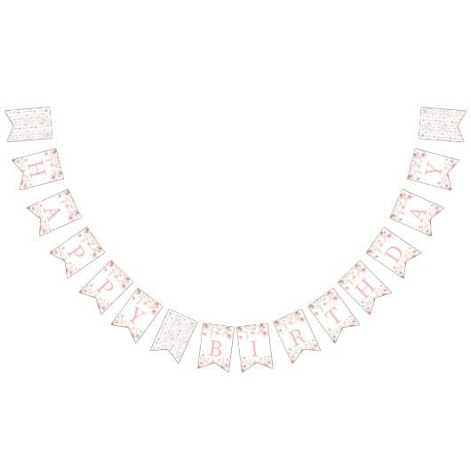 Our Little Wildflower Birthday Banner バンティングフラッグ (全)