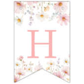 Our Little Wildflower Birthday Banner バンティングフラッグ (第2の旗)