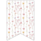 Our Little Wildflower Birthday Banner バンティングフラッグ (第1の旗)