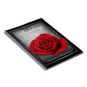 Our Loveバラ- Red Rose'結婚s Planning Diary ノートブック (右側)