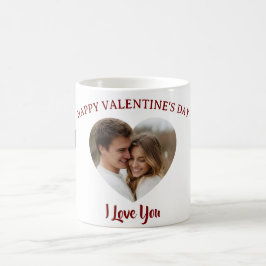 Our Love in a Mug Custom Photo Valentine’s Day コーヒーマグカップ