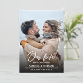 Our Love Is Canceled'結婚's New Date Photo 招待状 (スタンド正面)