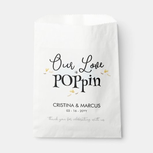 Our Love Is Poppin Popcorn フェイバーバッグ (正面)