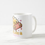Our Love Is Poppin’ Popcorn Mug コーヒーマグカップ (正面右)