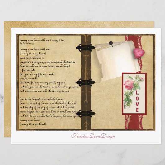 Our Love Junk Journalページ5 & 6 (正面/裏面)