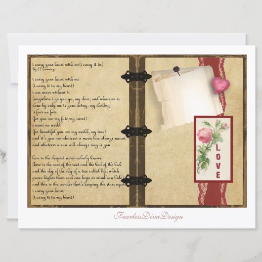 Our Love Junk Journalページ5 & 6 (正面)