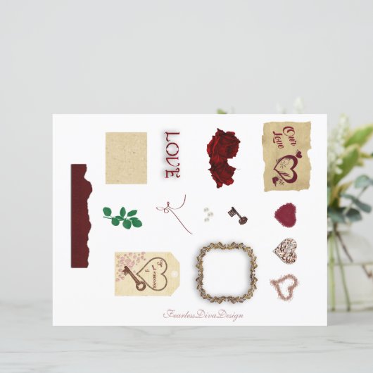 Our Love Junk Journal装飾 (スタンド正面)