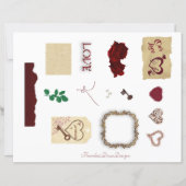 Our Love Junk Journal装飾 (正面)