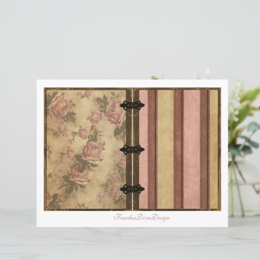 Our Love Junk Journal Pages 13 & 14 (スタンド正面)