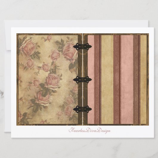 Our Love Junk Journal Pages 13 & 14 (正面)