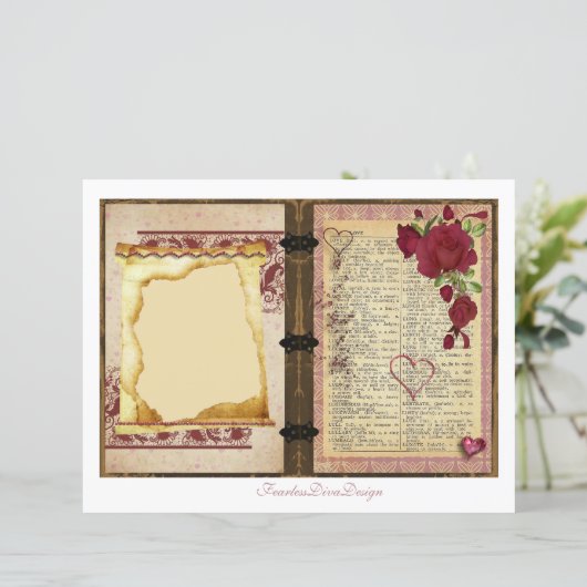 Our Love Junk Journal Pages 19 & 20 (スタンド正面)