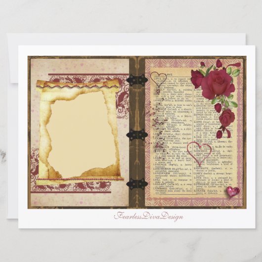 Our Love Junk Journal Pages 19 & 20 (正面)