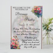 Our Love Reaches The Moon Floral Wedding プログラム (スタンド正面)