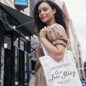 Our Love Story写真結婚式の引き出物ボンボニエール トートバッグ