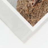 Our Love Story パーソナライズされた Valentines写真 フリースブランケット (角)