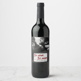 Our Love Story — Custom Photo Wine Label ワインラベル