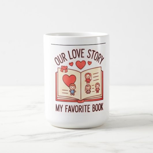 Our Love Story Mug コーヒーマグカップ (中央)